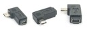 Угловой адаптер Micro USB на Mini USB M/F ПРАВЫЙ