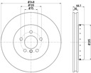 DISCS TEXTAR FRONT - BMW 5 F10, F11 348MM photo 2 - milautoparts-fr.ukrlive.com