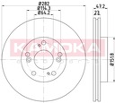 DISQUE DE FREIN PRZED.WENT. 1031038 KAMOKA photo 4 - milautoparts-fr.ukrlive.com