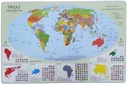 Настольный коврик - карта мира - ПОДАРОК ​​*** Польский продукт * качество