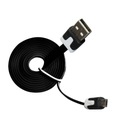 КРАСНЫЙ USB-кабель Micro USB, 1 м, GSM-телефон, черный