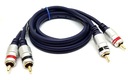 Соединительный кабель CHINCH 2x RCA на 2xRCA 4 м