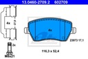 DISCS PADS ATE FRONT - MERCEDES CITIAN 258MM photo 3 - milautoparts-fr.ukrlive.com