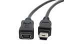 Удлинительный кабель с MiniUSB на Mini USB 0,5м.