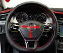 TRIMS STEERING WHEEL CHROME VW TIGUAN TOURAN GOLF 6 photo 3 - milautoparts-fr.ukrlive.com