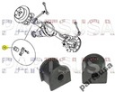 RUBBER RUBBER BUSHING STAB REAR JEEP CHEROKEE 87-01 XJ photo 2 - milautoparts-fr.ukrlive.com