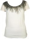 LEE dámske tričko WHITE s/s ABSTRACT T _ S r38