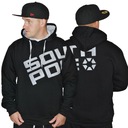 Новый размер толстовки SOUTHPOLE Basic Black/Grey. л