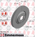 DISCS ZIMMERMANN FORMULA FRONT AUDI A8 D4 4H 356M photo 2 - milautoparts-fr.ukrlive.com