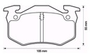 PADS HAM REAR RENAULT 19 CLIO -98 photo 1 - milautoparts-fr.ukrlive.com