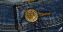 LEE nohavice BLUE regular jeans AUBERRY _ W30 L33 Strih vzplanúť