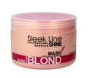 МАСКА для волос Blonde Stapiz Sleek Line - Регенерация, термозащита