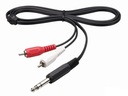 Кабель 2 дюйма RCA M — 1 JACK 6,35 мм M 1,5 м THOMSON