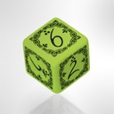 RPG DICE d6 ELVIC DICE ЗЕЛЕНЫЙ И ЧЕРНЫЙ