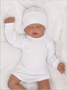 Czapka niemowlęca noworodkowa bawełniana biała 62 Marka Zyzio&Zuzia