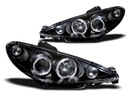 FEUX AVANT PEUGEOT 206 98-02R ANNEAUX SONAR BLK photo 2 - milautoparts-fr.ukrlive.com