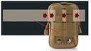 Мужская поясная сумка в стиле милитари с набедренным ремнем