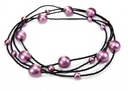 Длинное фиолетовое ожерелье из бисера Ultra Violet Bal
