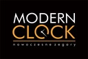 Nástenné hodiny ModernClock RING MODRÁ -OKRÚHLA Celková šírka 47 cm