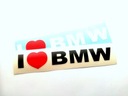 Наклейка-плоттер I LOVE BMW