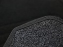 MERCEDES SL R230 Dywaniki welurowe STD + stopery Kolor czarny
