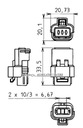 CHEVILLE DE CONTACT CONTACT 3 PIN SICMA PEUGEOT CITROEN FIAT ZIELO photo 3 - milautoparts-fr.ukrlive.com