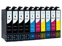 10x XL JATOČNÉ TELÁ PRE EPSON STYLUS T1281 SX125 SX425W BX305 SX235W SX230 SX130