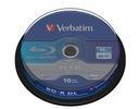 Blu-Ray BD-R диски 50Гб x6 Торт Verbatim 10 шт.