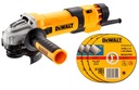 Шлифмашина 125мм 1500Вт DeWALT DWE4257 + 3x ДИСК