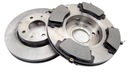 Диски x2 + колодки ПЕРЕДНИЕ CARISMA VOLVO V40 S40 281MM