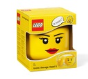 Játéktároló doboz Lego 16 x 18,5 cm LEGO KISLÁNY FEJ