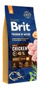BRIT PREMIUM BY NATURE ADULT MEDIUM М 15 КГ