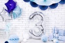 Фольгированные шары-цифры на день рождения 10-99 лет, 86см, 2 шт.