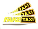 Наклейка FAKE TAXI большая, наклейки