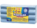 PLASTELINA LUZ 1KG ASTRA JASNO NIEBIESKA