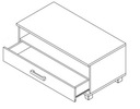 Konferenčný stolík RTV skrinka obývacia izba Systém NÁBYTOK 4 farby M07 Výška nábytku 45 cm