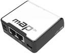 MINI WiFi router MikroTik mAP RBmAP2n 2,4 GHz 2x RJ45 100Mb/s 1x microUSB Ďalšie vlastnosti Dual WAN MAC klonovanie printserver server VPN hotelový režim