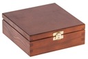 BOX контейнер 16х16см ДЕРЕВЯННЫЙ ящик ОРЕХ