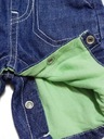 BABY detské nohavice džínsové so psom na podšívke 50-56 Dominujúca farba modrá