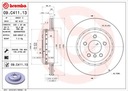 BREMBO DISCS REAR BMW 5 F10 F11 330MM photo 3 - milautoparts-fr.ukrlive.com