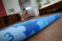 Detský koberec 125x200 PUZZLE modrý CHLAPEC Predajná jednotka kus