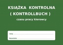 Kniha pracovného času vodiča KONTROLLBUCH PL - DE