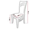 Stolička do kuchyne MOVILE 26 - orech / hnedá Hĺbka nábytku 40 cm