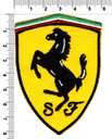 Nášivka Termolepiace nášivky Ferrari Kód výrobcu N-K12-MO-002