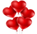 Латексные шары Красные СЕРДЕЧКИ День святого Валентина Годовщина Свадьба 100 шт.