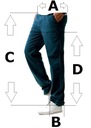 ORSAY - super dámske džínsové nohavice 28/32 Strih rovný