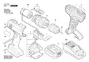 Motor skrutkovač BOSCH GSR 1440-Li Druh motora