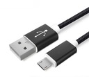 кабель, разъем micro USB, зарядное устройство, ок. 1,5 м, черный.