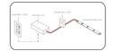 Modulárny CCTV montážny adaptér, LED 12V 60W IP20 Typ nabíjačka