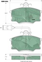 TRW PADS FRONT ALFA ROMEO 164 2.0 2.0TS 1987-89 photo 2 - milautoparts-fr.ukrlive.com